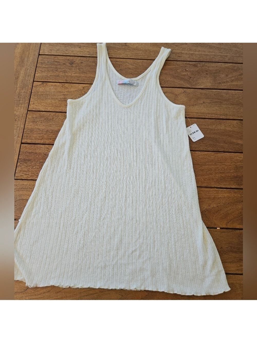 NWT FREE PEOPLE Sz XS RIBBED TUNIC TANK